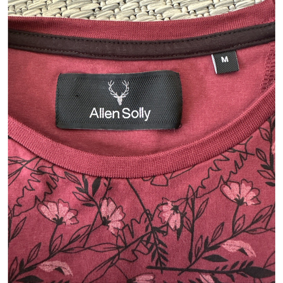Allen Solly Short Sleeve Crew Neck Pullover Tee Shirt Adult Size Medium - Picture 2 of 8